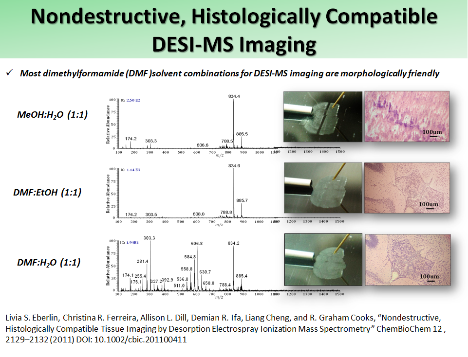 Nondestructive, Histologically Compatible DESI-MS Imaging