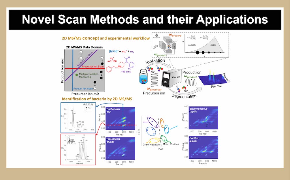 Novel scan methods in ion traps