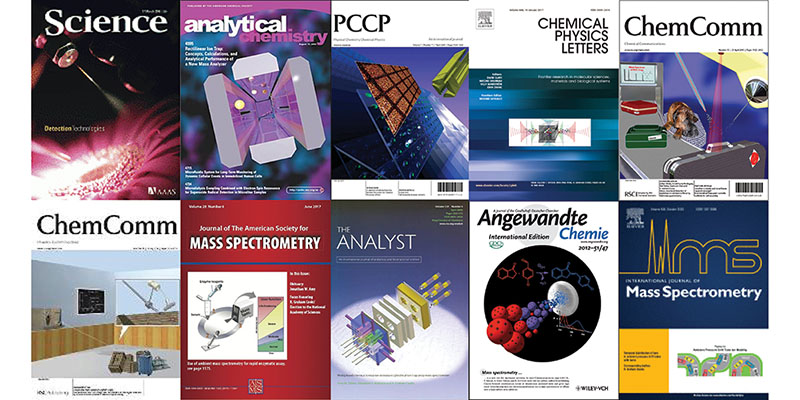 10 journal covers that Aston Labs has been on.